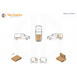 Van-Guard Racking VG040-3 SWB