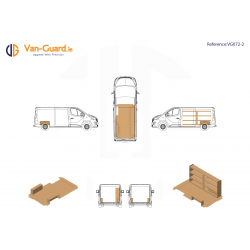 Van-Guard Racking VG072-2 LWB
