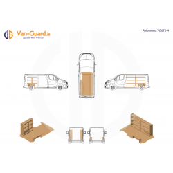Van-Guard Racking VG072-4 LWB