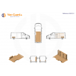 Van-Guard Racking VG072-5 LWB