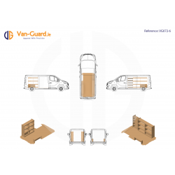 Van-Guard Racking VG072-6 LWB