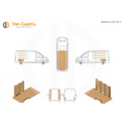 Van-Guard Racking VG112F-2 L3H2 FWD