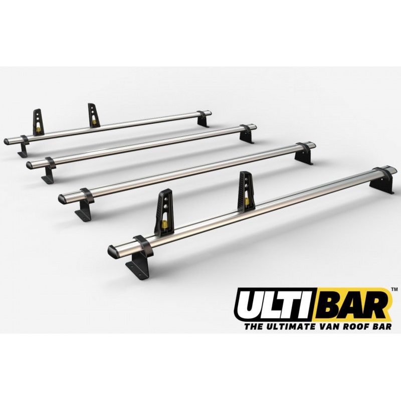 Citroen Dispatch Peugeot Expert L1 Roof Rack Bars 3 x Van Guard ULTI Bar 2016+